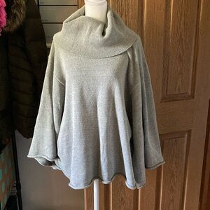 BCBG poncho sweater.